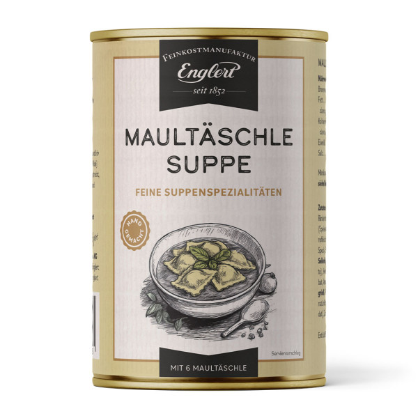 Maultäschlesuppe, 390 ml. / Dose